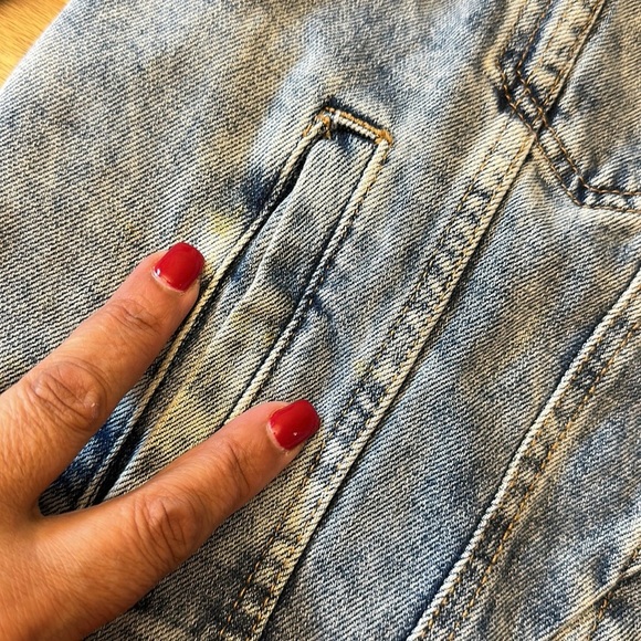 FREE PEOPLE ⭐️ jean jacket - Picture 8 of 11